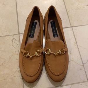 Steven by Steve Madden tan suede loafers